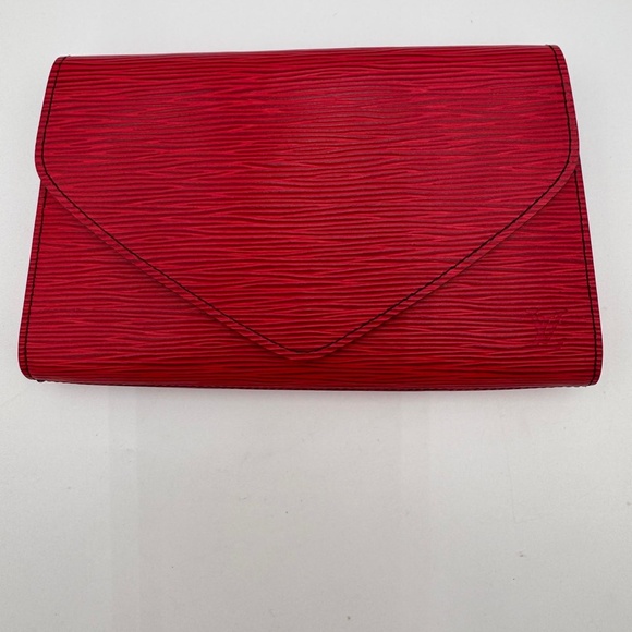 LOUIS VUITTON Epi Art Deco Clutch Red - Picture 11 of 11